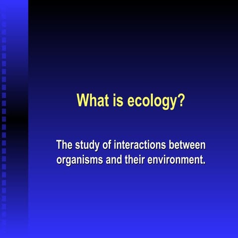 Ecology Part 1 11-12