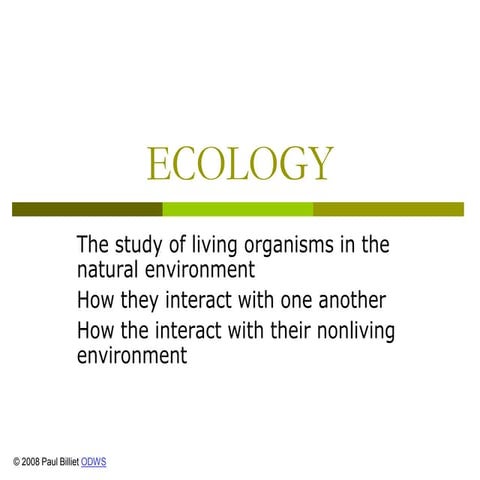 Ecology nov.17