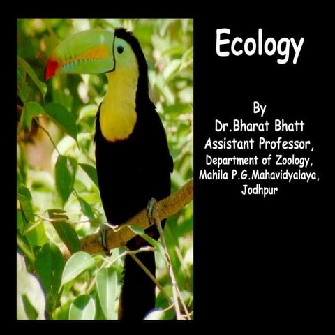 Introduction of Ecology