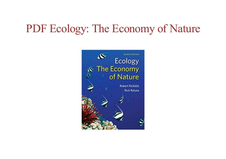 ^^free online Ecology: The Economy of Nature