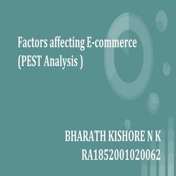 PEST analysis