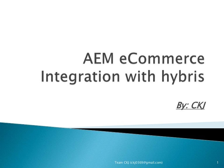 adobe cq aem ecommerce integration with hybris adobe cq