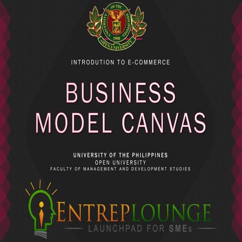 Introduction to E-Commerce - Business Model Canvas