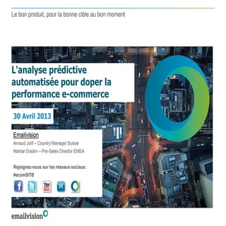 L&rsquo;analyse prédictive automati...