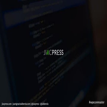 Presentación JiacPress en Ecommaster