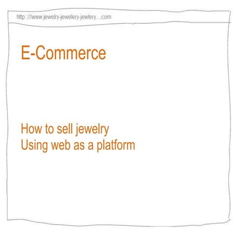 E-Commerce for Jewelry Industry