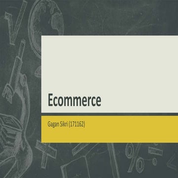 Ecommerce and its trend in India