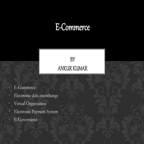 E commerce