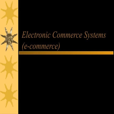 Ecommerce | PPT