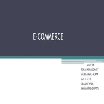 E commerce