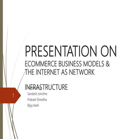 Internet as network infrastructure & ecommerce business model