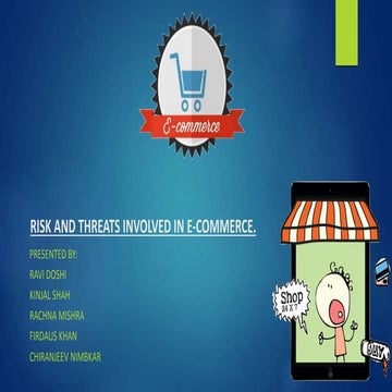 risks and threats of e-commerce, cyber security threats, payments risks ...