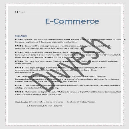 Ecommerce
