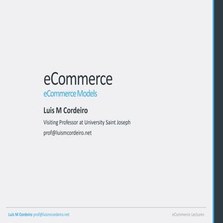 Ecommerce models