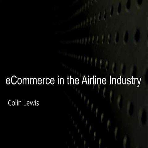 E Commerce And Airlines