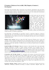 ECommerce Businesses Successfully W...