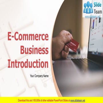 E Commerce Business Introduction PowerPoint Presentation Slides 