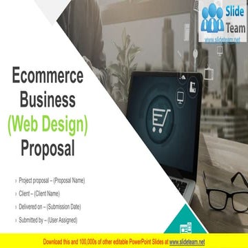 Ecommerce Business Web Design Proposal PowerPoint Presentation Slides