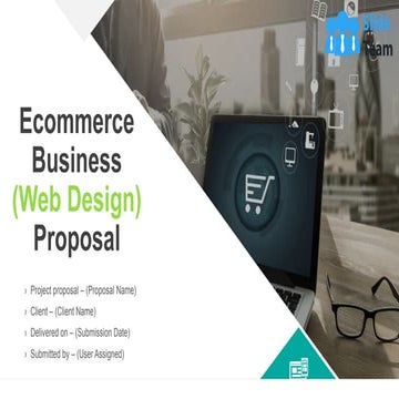 Ecommerce Business Web Design Proposal PowerPoint Presentation Slides