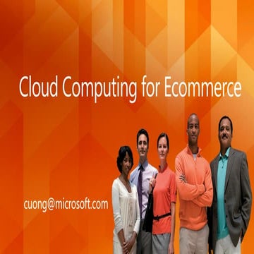 Microsoft Cloud Computing for Ecommerce