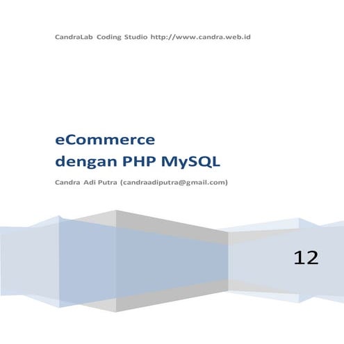 E commerce dengan php mysql (1) | PDF