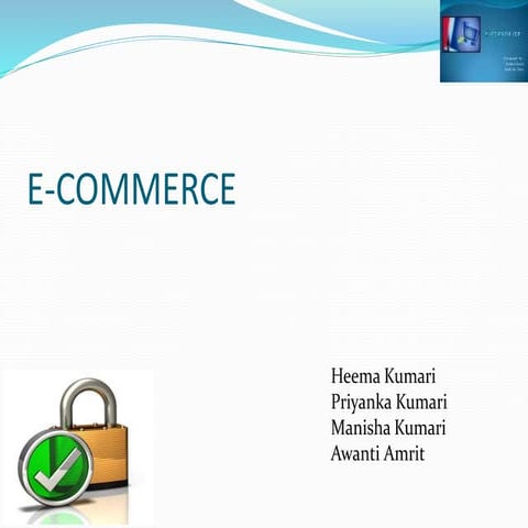 Ecommerce final ppt | PPTX