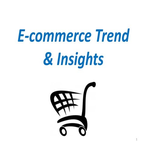 Ecommerce insights