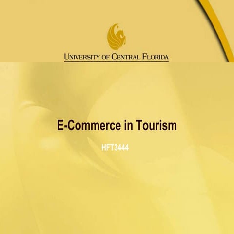 E commerce in Tourism