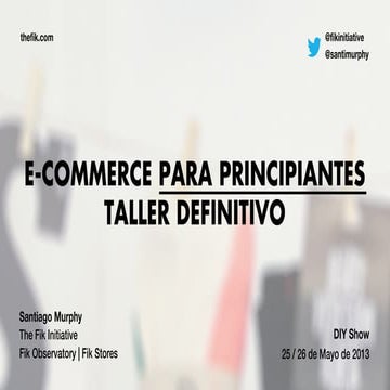 E commerce para principiantes