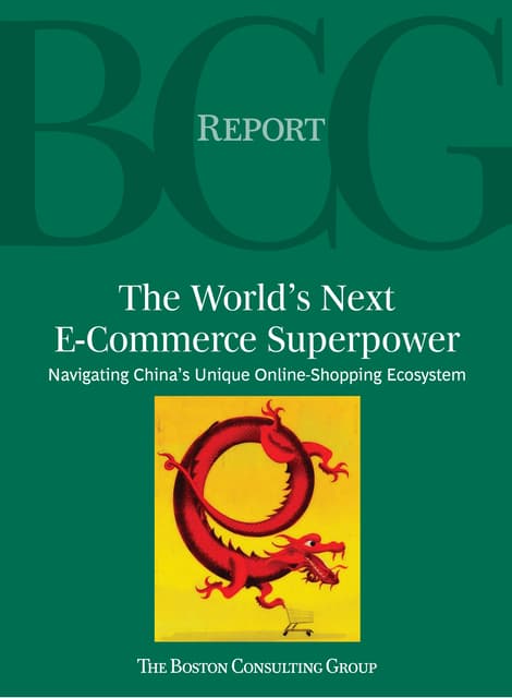China: The World's Next E-Commerce Superpower