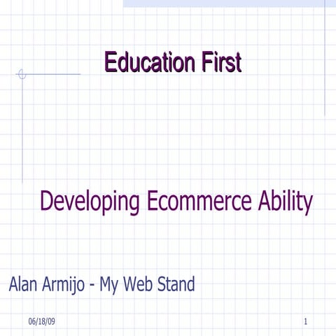 Ecommerce Website Seminar