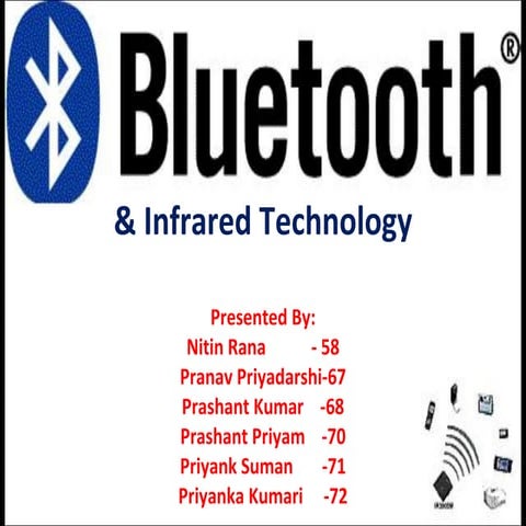 Bluetooth, Infrared