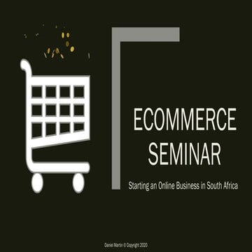 How to start an eCommerce Business by Daniel Martin