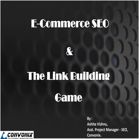 Ecommerce Seo & the Link Building Game