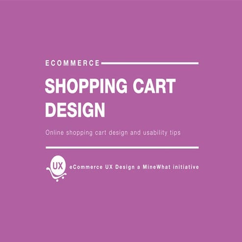 eCommerce shopping cart design