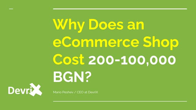 Why Does an eCommerce Store Cost 200 to 100K And More?