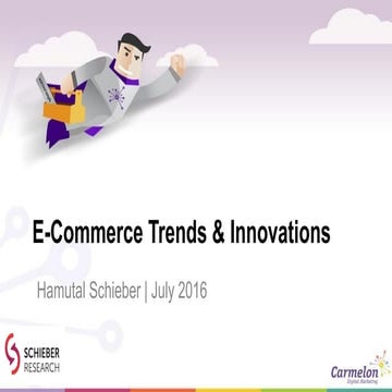 E-Commerce 2016 Trends and Innovations