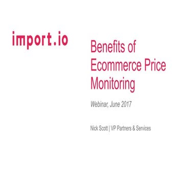 The Benefits of Price Monitoring in Ecommerce