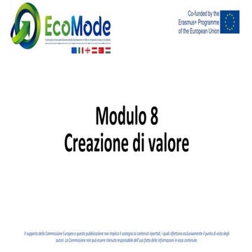 Ecomode module 8 it