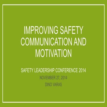 E compliance, dino varas communication and motivation