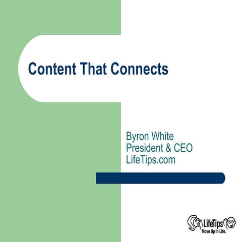 Content that Connects