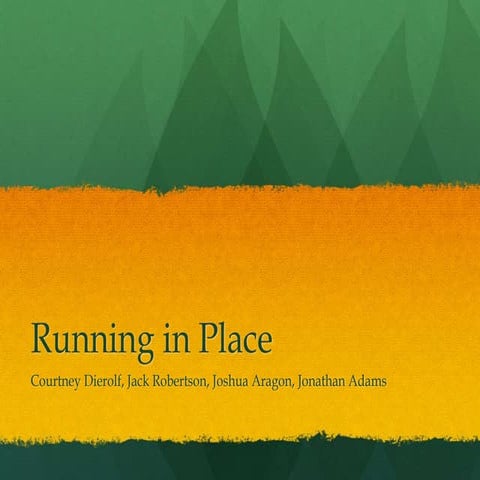running in place