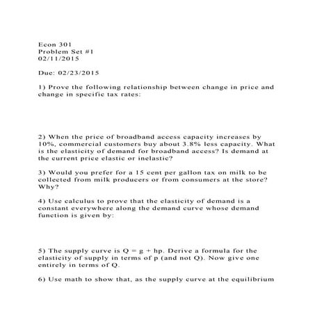 Econ 301Problem Set #102112015Due 022320151) Prov.docx