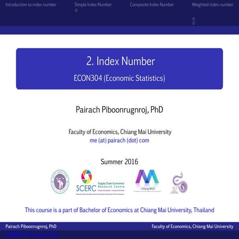 Econ304 2 - Index Number