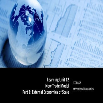 Econ452  Learning unit 12 - part 1 - 2021 spring