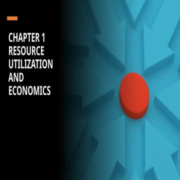 RESOURCE UTILIZATION AND ECONOMIC CHAPTER 1 .pptx