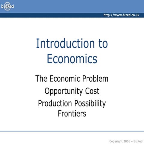Introduction to Economics | PPTX