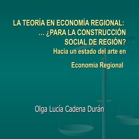 Economía Regional