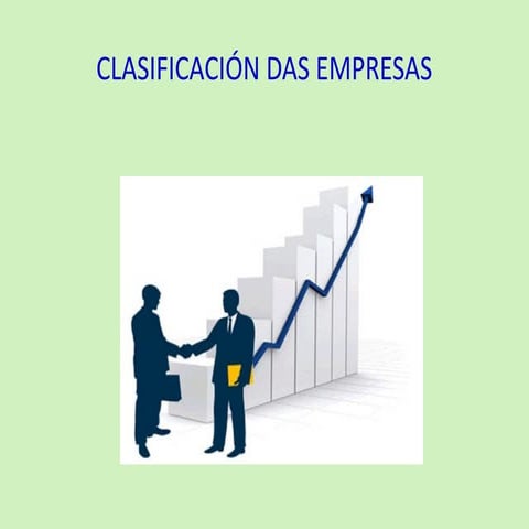 Clasificación empresas