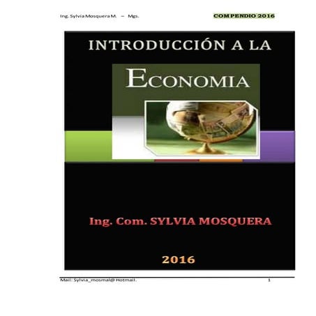 COMPENDIO DE ECONOMÍA- UNIDAD v